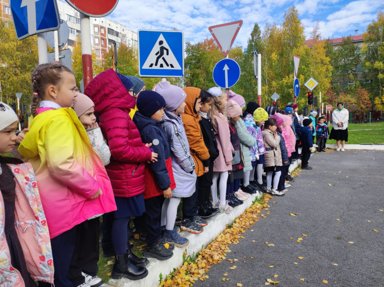 Посвящение первоклассников в пешеходы!.